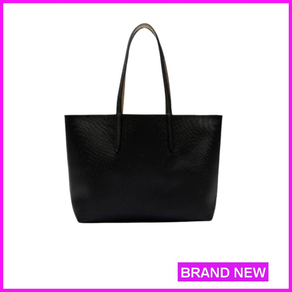 Large Reversible Tote Bag with Detachable Clutch, Holds 15" Laptop - Picture 3 of 7